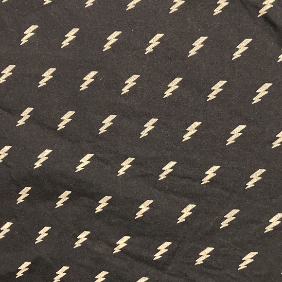 Navy lightening bolt button up - Picture 3 of 4
